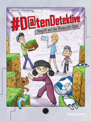 cover image of #Datendetektive. Band 5. Angriff auf die Minecraft-Welt